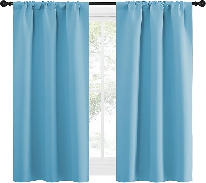 NICETOWN Kitchen Curtains for Small Windows, Privacy Thermal Insulated Blackout
