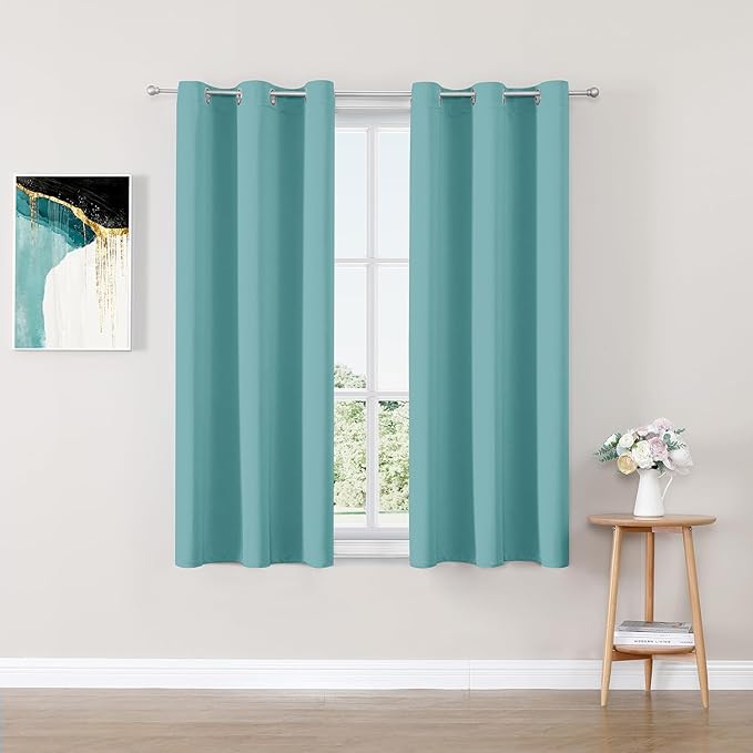 ChrisDowa Small Window Curtains 40 inches Long