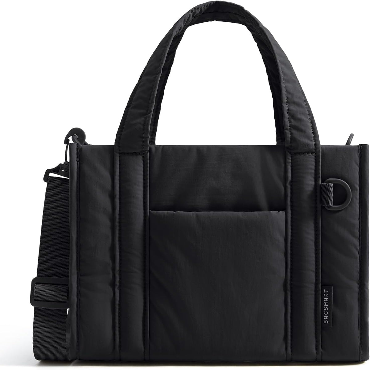 BAGSMART Boxy Tote Bag - Stylish Crossbody with Zipper for Travel, Work & College