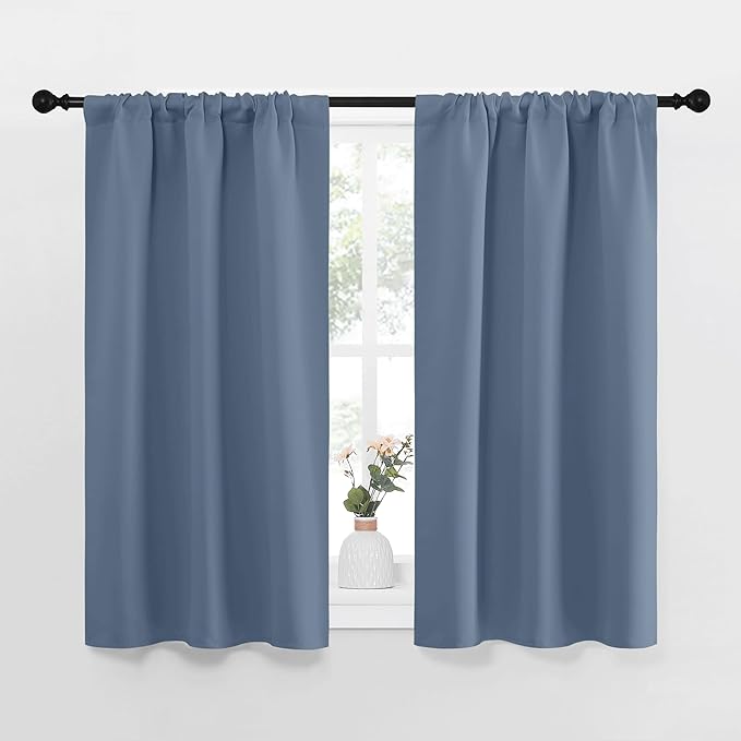 NICETOWN RV Blackout Curtains for Camper Windows, Short Blackout Curtains &