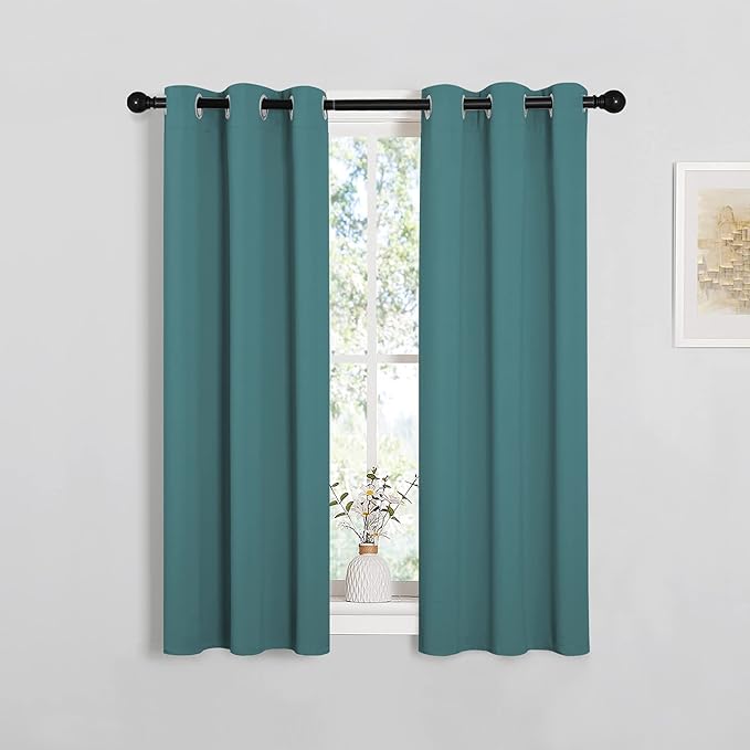 NICETOWN Bedroom Curtain Panels Blackout Draperies, Thermal Insulated Solid
