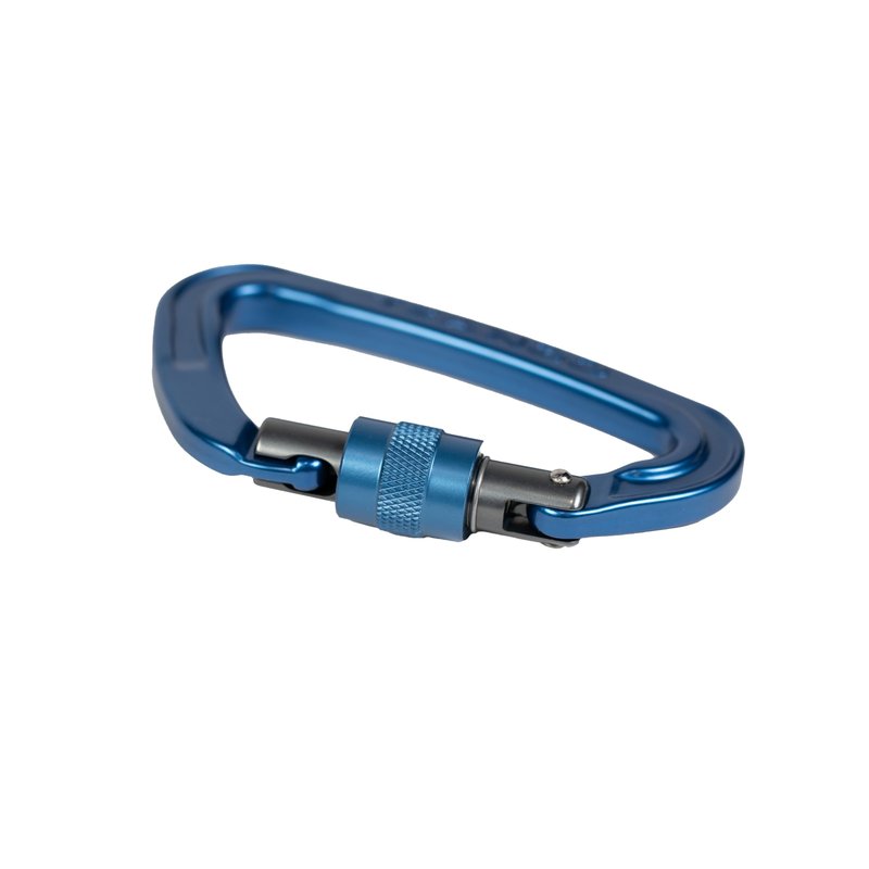 Trango Reaction Screwlock Carabiner, Navy, 3 Pack