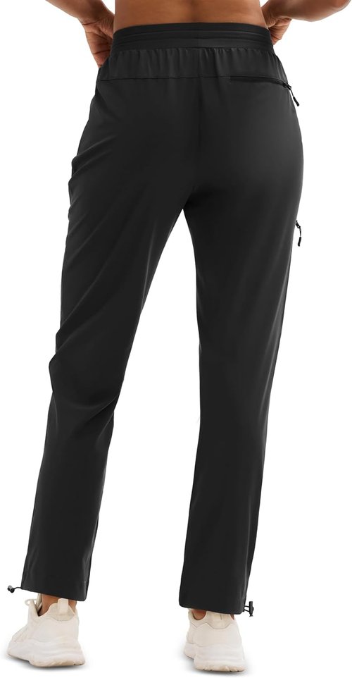 MAGCOMSEN Women's Hiking Pants - UPF 50+ Water Resistant, Quick Dry, Lightweight Cargo Pants with 4 Pockets