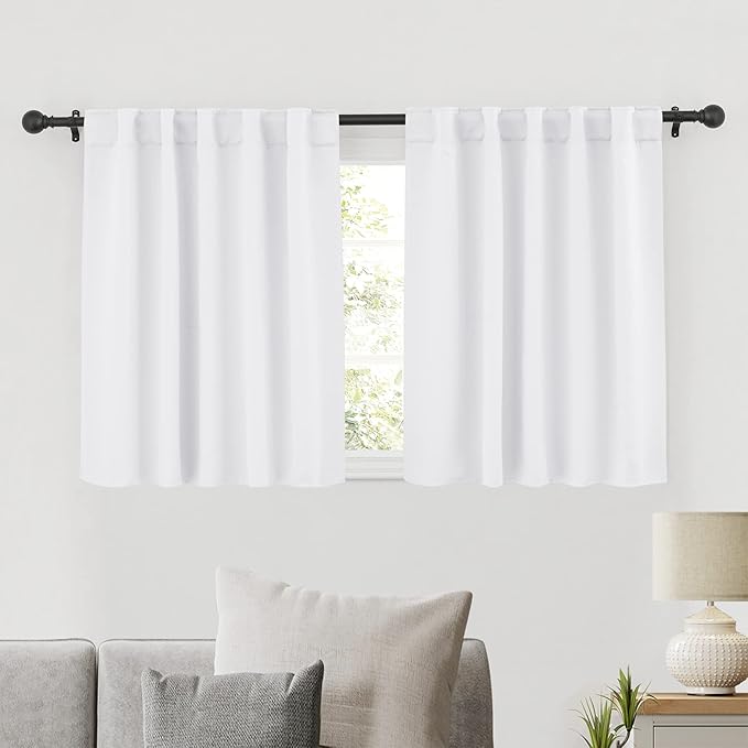 RYB HOME Bathroom Window Curtains