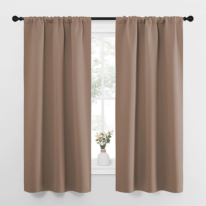 NICETOWN Kitchen Window Blackout Curtains