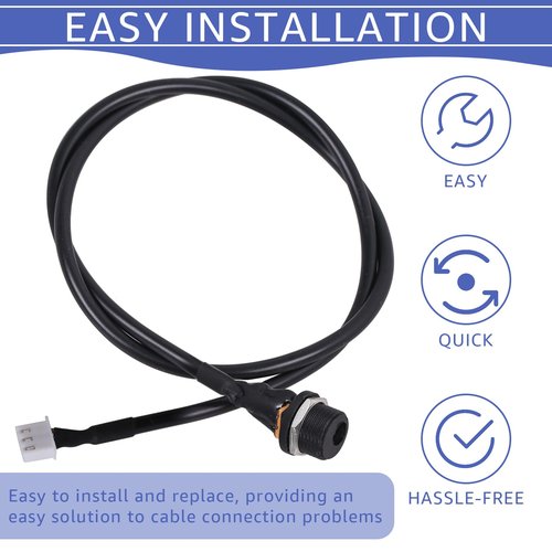 SigeIy Connector Input Cable,Compatible with Nautilus Schwinn Exercise Bikes, Replace 8001352