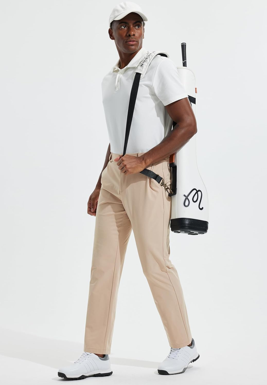 Skiennix Men's Golf Pants - Lightweight Stretch Slacks for Office & Travel | Available in 30", 32", 34"