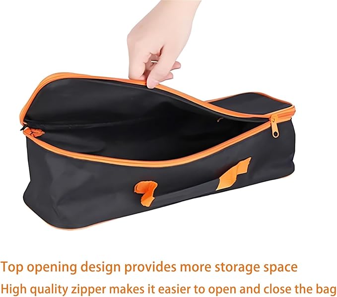 3pack Tool Pouch with Zipper Utility Small Tool Bag for Screw Plier Wrench Screwdriver Mechanic Car Vacuum Men garden Hand Power Tool Storage Organizer (14 Inch)