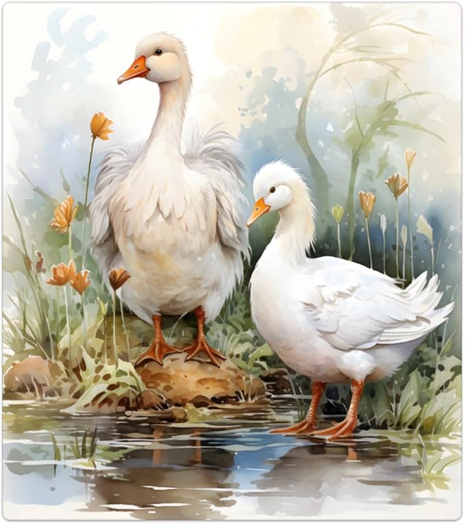 Dishwasher Magnet Cover Farm Animal Duck Reusable Dishwasher Magnetic Cover Sticker Decorative Dish Washer Door Cover Panel for Home Kitcen Appliance