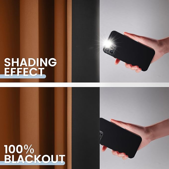 SimpleHome 100% Blackout Curtains