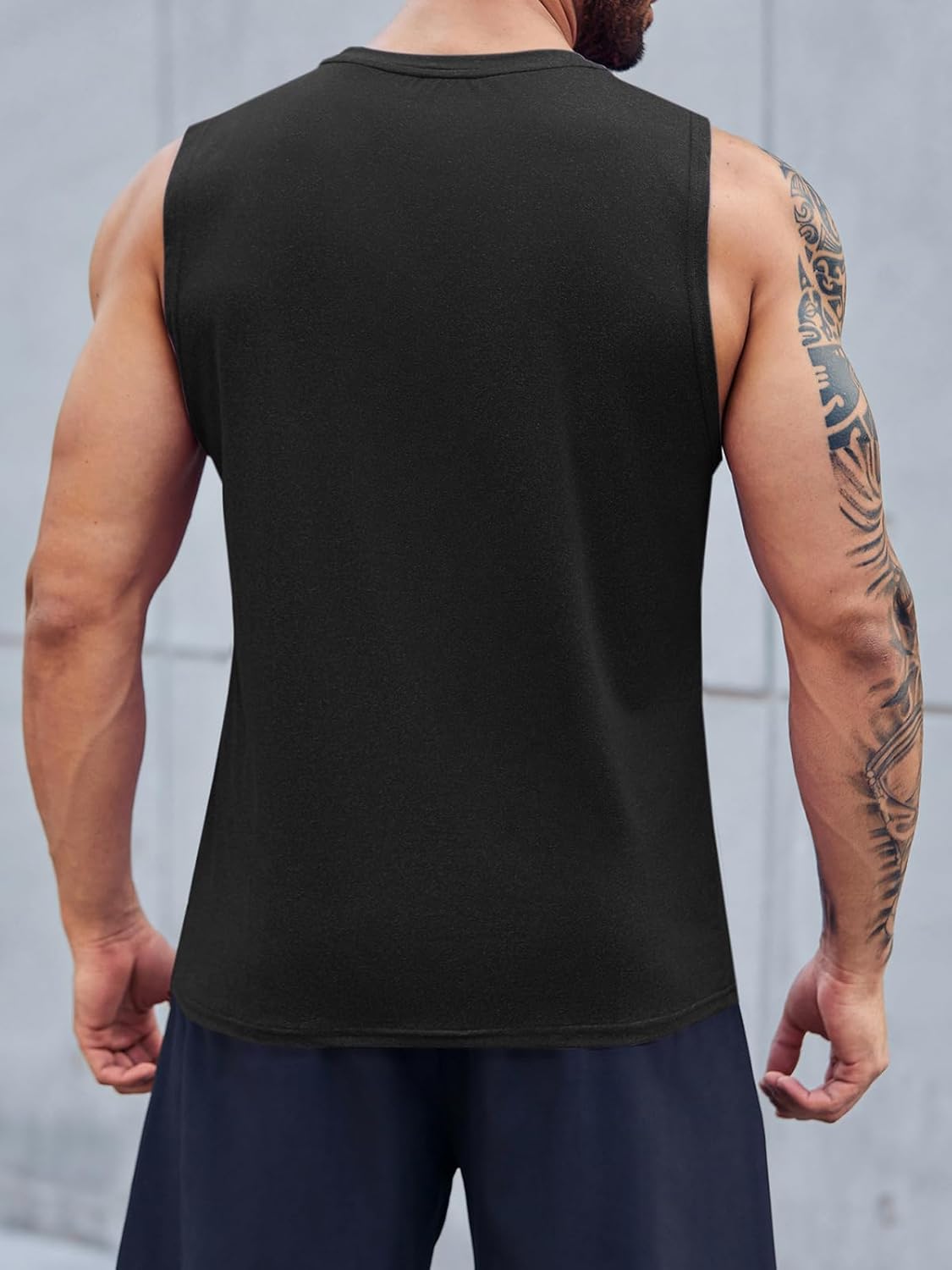 ZIWOCH Men's Sleeveless Tank Top - Comfortable Crewneck Design | Solid Color Options Available