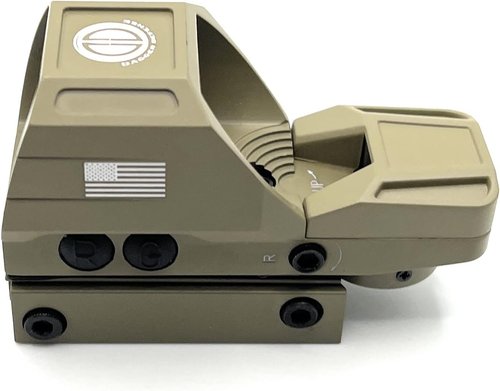 DD119X Battle Flag Red Dot Reflex Sight by Veteran Owned Company - Precision Optic for Rifles