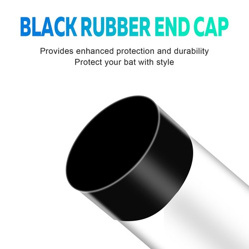 1Pc Round Baseball Bat Display-Case - Protect and Collect Baseball Bat, Baseball Stick Display Box with Black Rubber End Cover, Perfect for Baseball Stick Display, 2 3/4 "x 34" Dimensions, Bat Tube