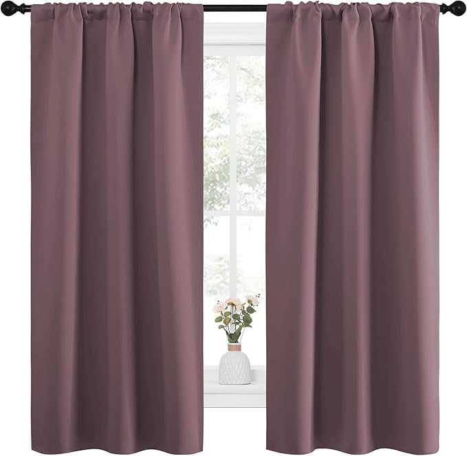 NICETOWN Bedroom Curtains for Kids Room, Window Treatment Thermal Insulated