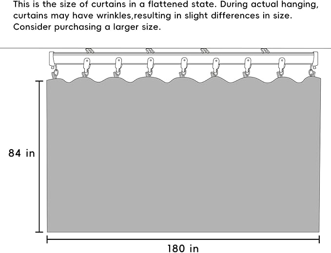 Room Divider Curtains Flexible Ceiling Tracks set Curtain track Ceiling Mount
