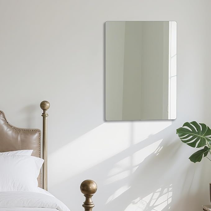 Frameless Mirror, Rectangle Bathroom Mirror