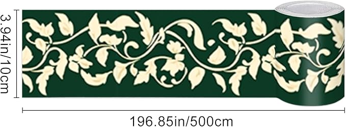 HOMETITUTE Wallpaper Border Peel and Stick Decorative Wall Trim Self Adhesive