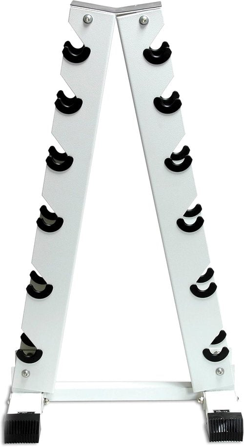 Heavy-Duty A-Frame Dumbbell Rack for Home Gym - CAP Barbell Storage Solution
