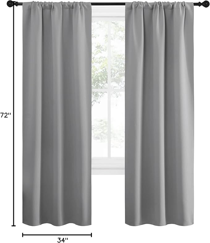NICETOWN Sidelight Curtains for Front Door