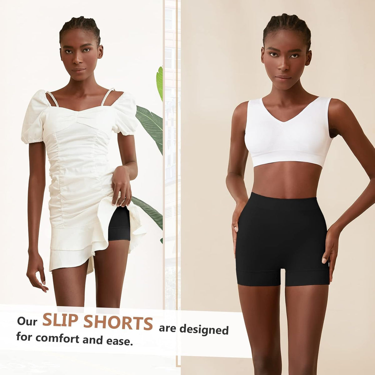 YADIFEN Slip Shorts - Smooth Anti-Chafing Boyshorts for Women | Seamless Under Dress Comfort