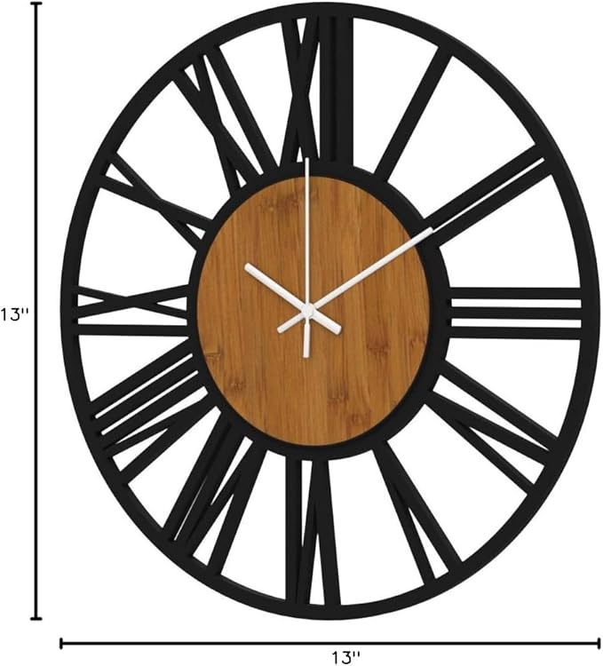 1st owned Wall Clocks for Living Room Decor, Round Silent Non Ticking, Modern