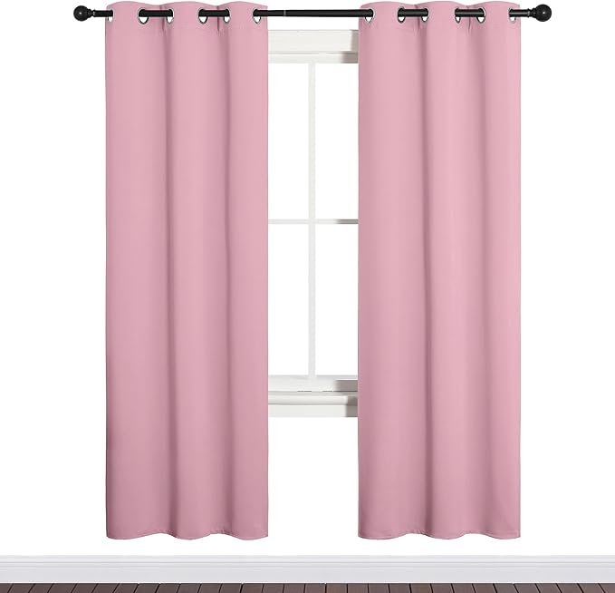 NICETOWN Bedroom Curtain Panels Blackout Draperies, Thermal Insulated Solid