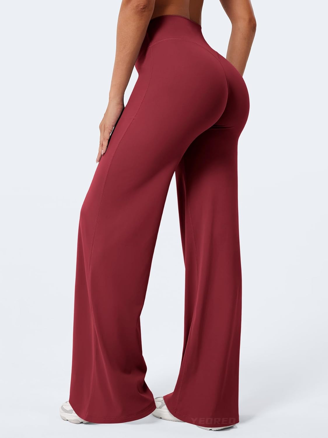 YEOREO High Waist Workout Leggings - No Front Seam, Buttery Soft Yoga Pants | 29"/31.5"/33"/35" Sizes