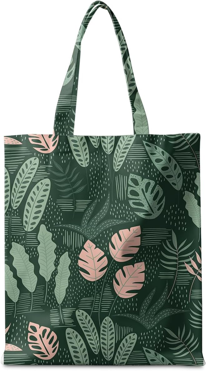Animal Plant Tote Bag SeaTurtle Butterfly Cat Elephant Gifts Lemon Vegetable Themed Gifts Beach Bag for Camping