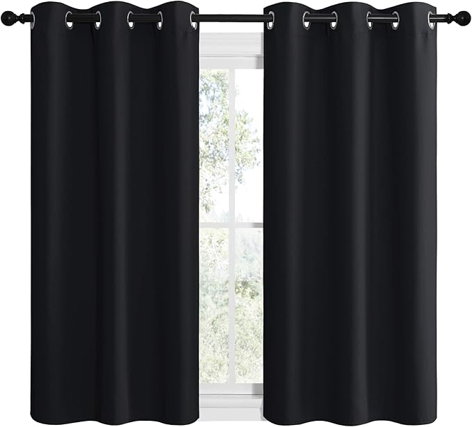 NICETOWN Blackout Draperies Window Curtain Panels, Autumn/Winter Thermal