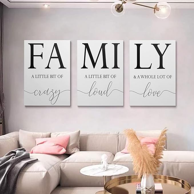 GUBIYU Home Family Wall Decor, Wall Art