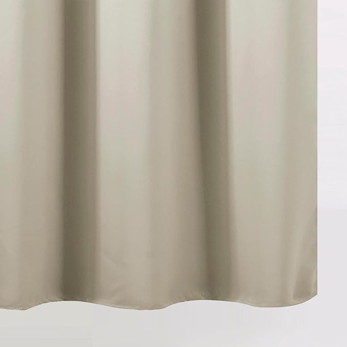 LEMOMO Blackout Curtains 66 x 54 Inch Long Light Beige Curtains Set of 2 Panels