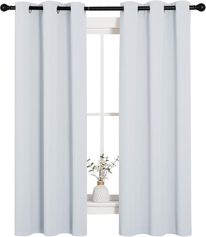 NICETOWN Room Darkening Draperies Curtains Panels, Window Treatment Thermal
