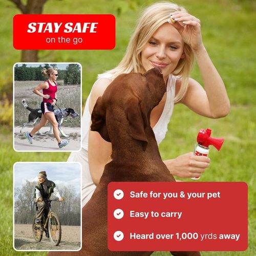 Dog Horn XL - Original Air Horn for Dogs | Effective Safety Alarm for Hiking, Camping & More!
