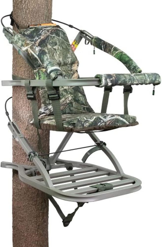 Mini Viper SD Climbing Treestand by Summit Treestands - Mossy Oak Camo
