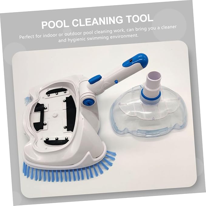 Swimming Pool Suction Head High Grade Plastic Pool Cleaning Tool for Dirt Removal Weighted Design for Submerged Cleaning