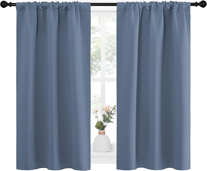 NICETOWN Kitchen Curtains, Short Blackout Curtains & Drapes, Thermal Insulated