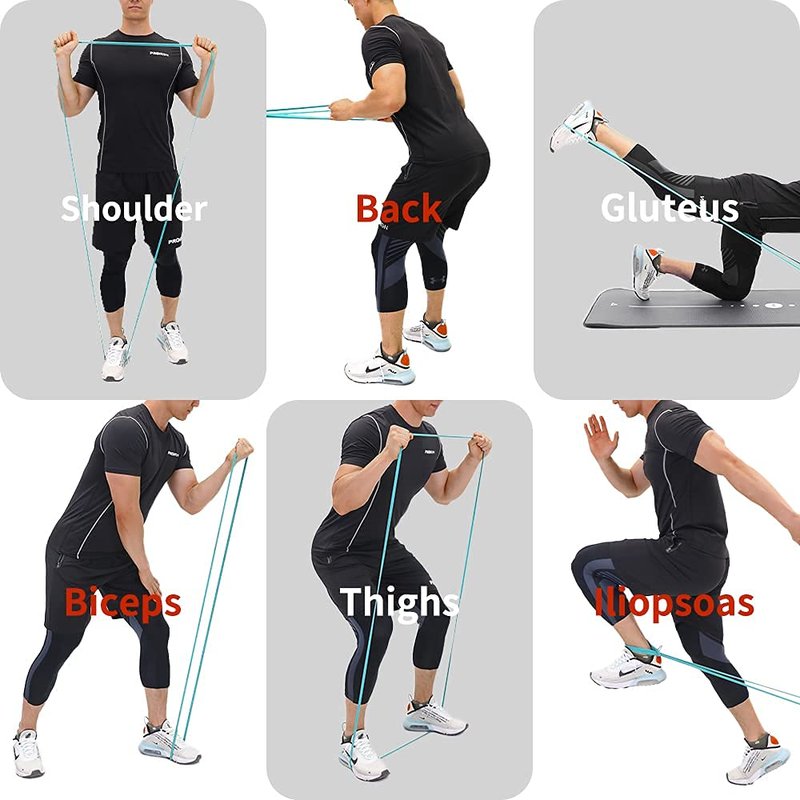 PROIRON Resistance Bands Pull Up Bands Comfortable Exercise Bands Anti-Slip Workout Bands for Pull up Dip Squat Gym Workout Physical Therapy Stretch Bands for Men & Women