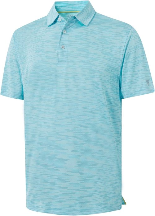 M MAELREG Men's Golf Shirts - Ultra-Light Soft Performance Polo with Quick Dry & UPF 30+ Protection