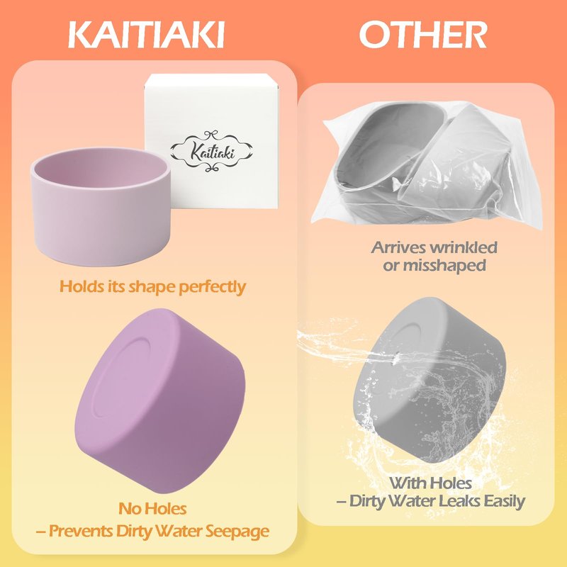 Kaitiaki Silicone Boot for Owala 30oz & 40oz FreeSip Sway Bottles & Tumblers - Non-Slip, Scratch-Resistant, Stability Enhancer, Available in 12 Colors (Very, Very Dark)