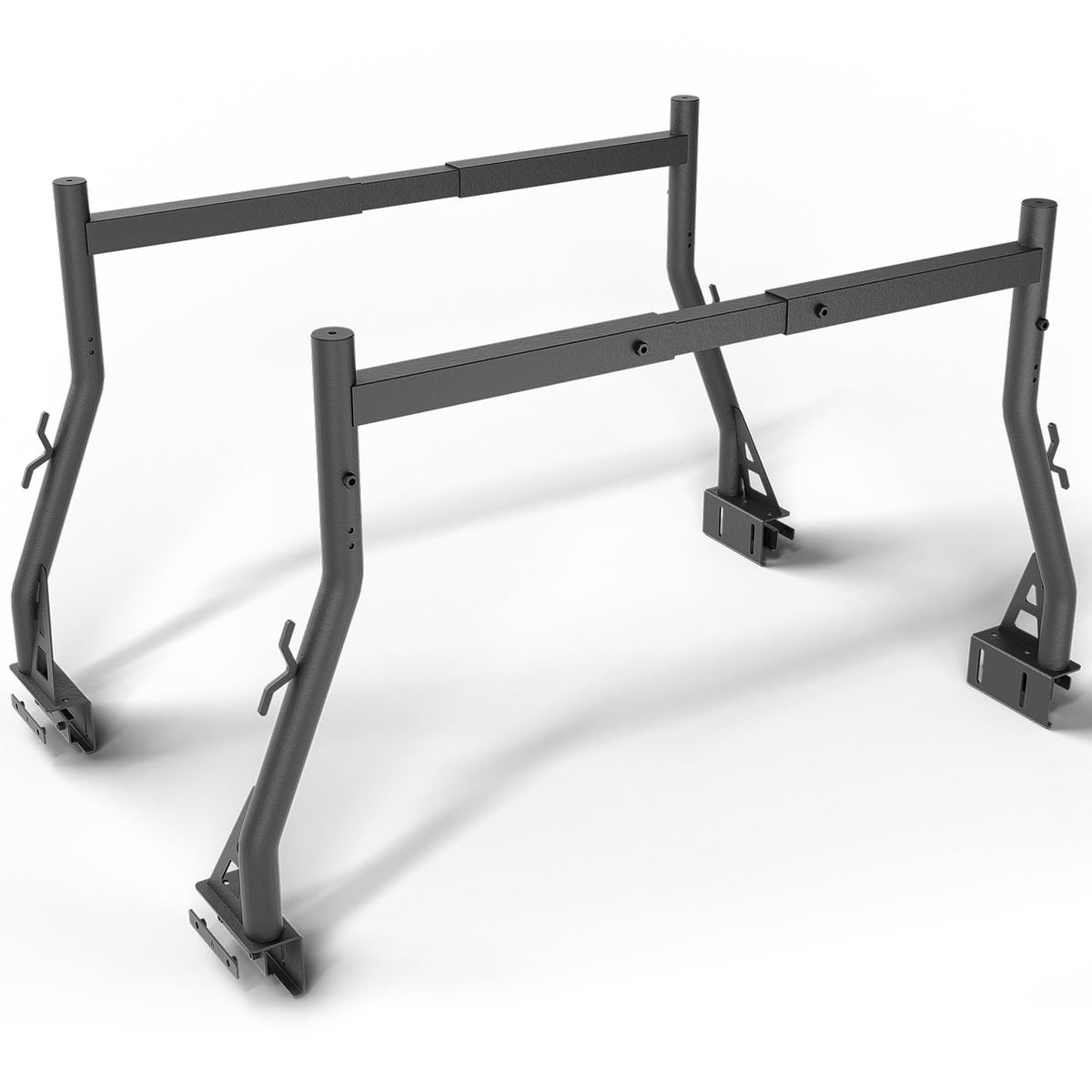 EYOUHZ Universal Extendable 46"-71" Overland Bed Racks Truck Cargo Carrier Fits Most Pickup Trucks, 900 LBS Non-Drilling Truck Rear Ladder Racks Back Cross Bars for Kayak, Surfboard, Lumber, Ladder