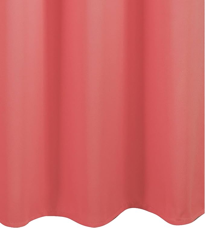 LEMOMO Blackout Curtains 38 x 84 inch/Coral Curtains Set of 2 Panels/Thermal