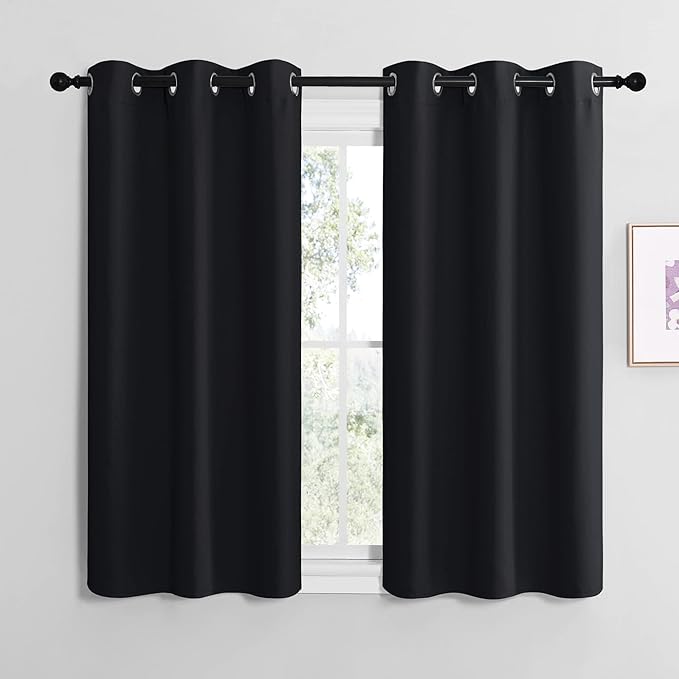 NICETOWN Blackout Draperies Window Curtain Panels, Autumn/Winter Thermal