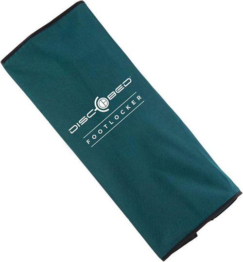 Expandable Disc-O-Bed Footlocker - Under Cot Storage for Camping Gear, Green