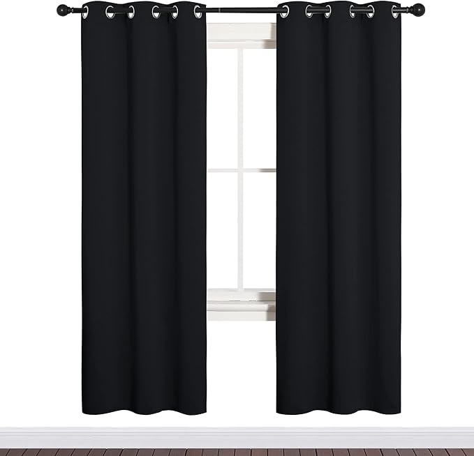 NICETOWN Bathroom Blackout Thermal Curtains and Drapes