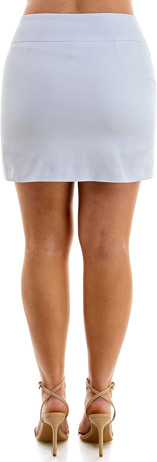 Zac & Rachel Women's Solid Pull-On Skort - Comfortable & Stylish | Perfect for Active Days