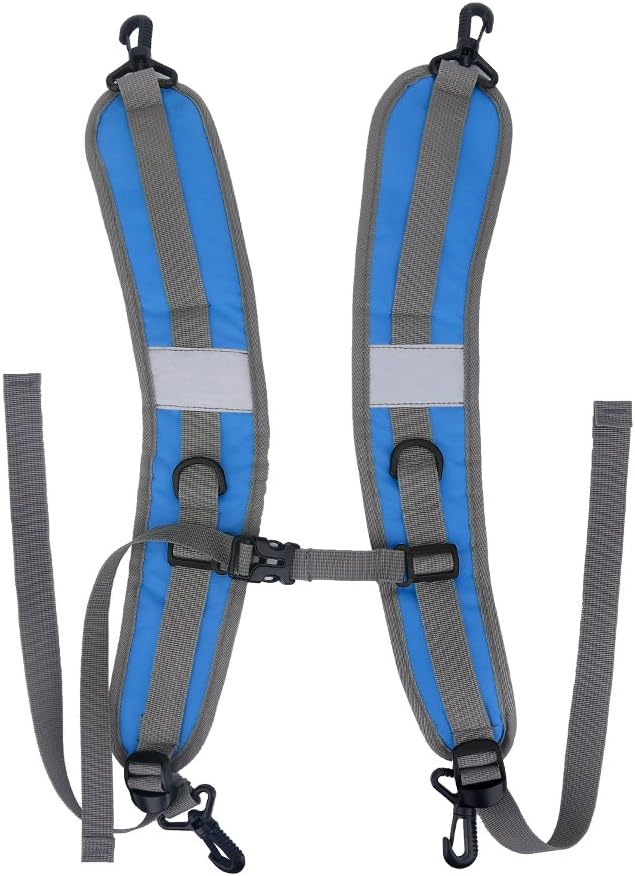 Replacement Shoulder Strap, Adjustable Nylon Shoulder Strap for Backpacks, Hiking & Jogging (Blue)