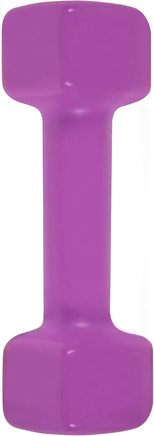 Cap Barbell Vinyl Coated Dumbbell - Versatile 1-15 LB Options for Home Workouts