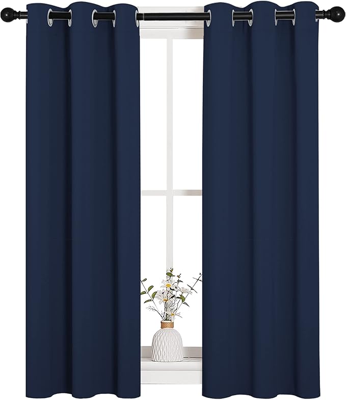 NICETOWN Blackout Draperies Curtains, All Season Thermal Insulated Solid