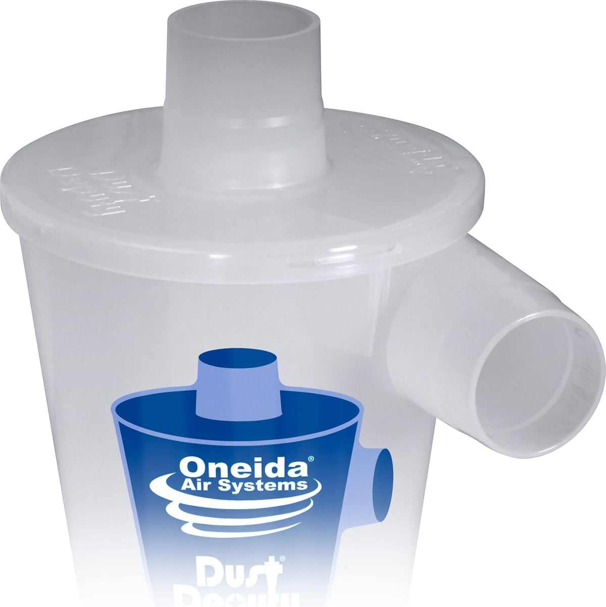 Oneida Air Systems Dust Collector & Cyclone Separator Kit w/ Clear Bucket, DD Deluxe 5-Gal - Portable Cyclone Machine for Wet and Dry Shop Vacuums