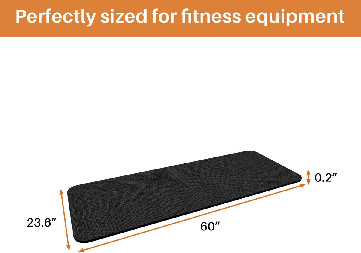 Regine Switzerland Treadmill Mat - Noise-Reducing Exercise Equipment Mat for Carpet & Hardwood Floors